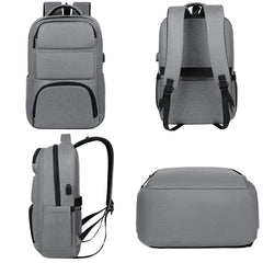 Men's Business Backpack 17'' Laptop Waterproof Travel Bag