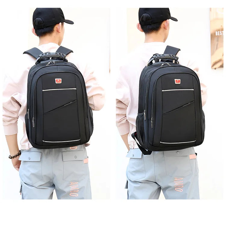 Large Capacity Business Backpack Oxford School Laptop Bag