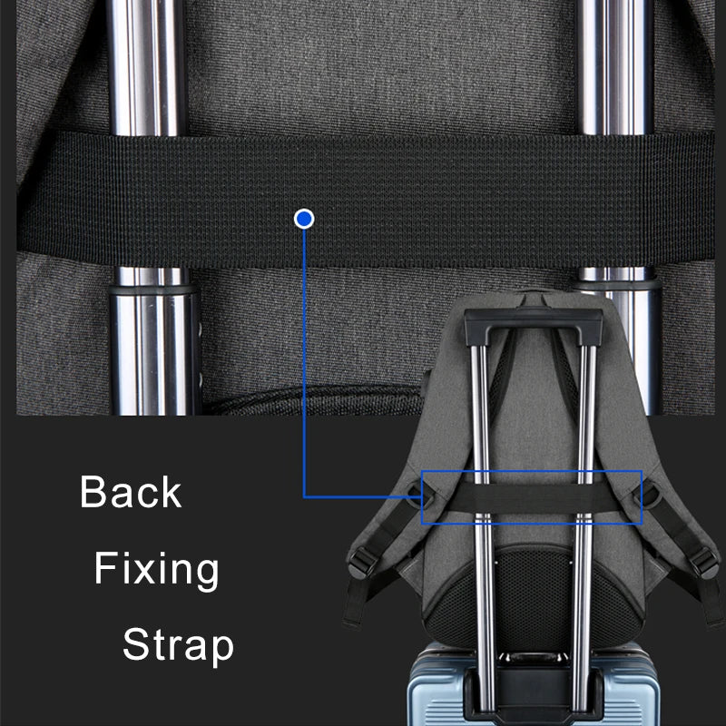 Men's Travel Backpack Waterproof Anti-theft Laptop Bag