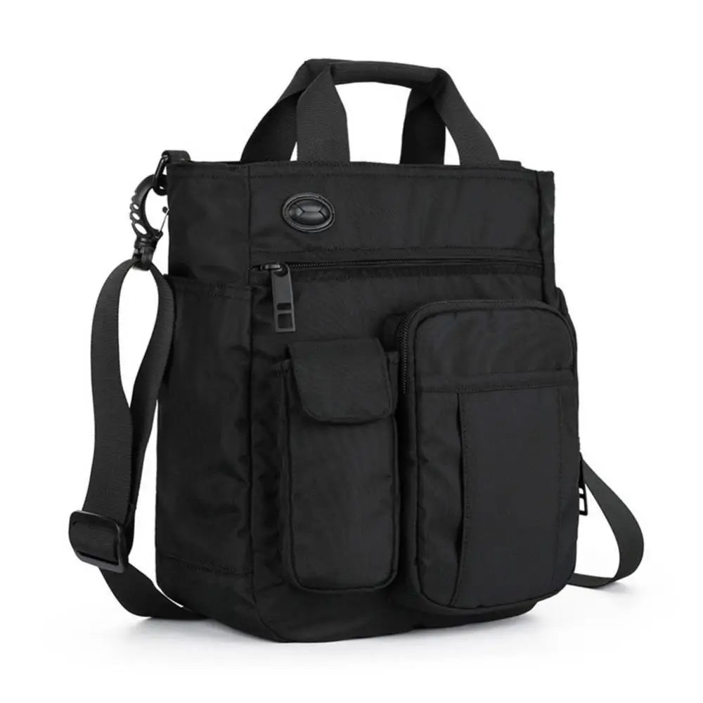 Business Men Pocket Zipper Tote Briefcase Crossbody Shoulder Laptop Bag