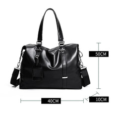 Business Men Travel Handbags High PU Leather Laptop Briefcase