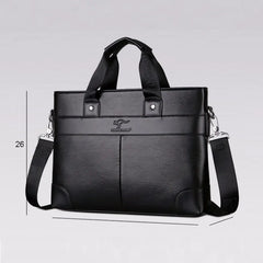 Men's Leather Laptop Briefcase Messenger Bags