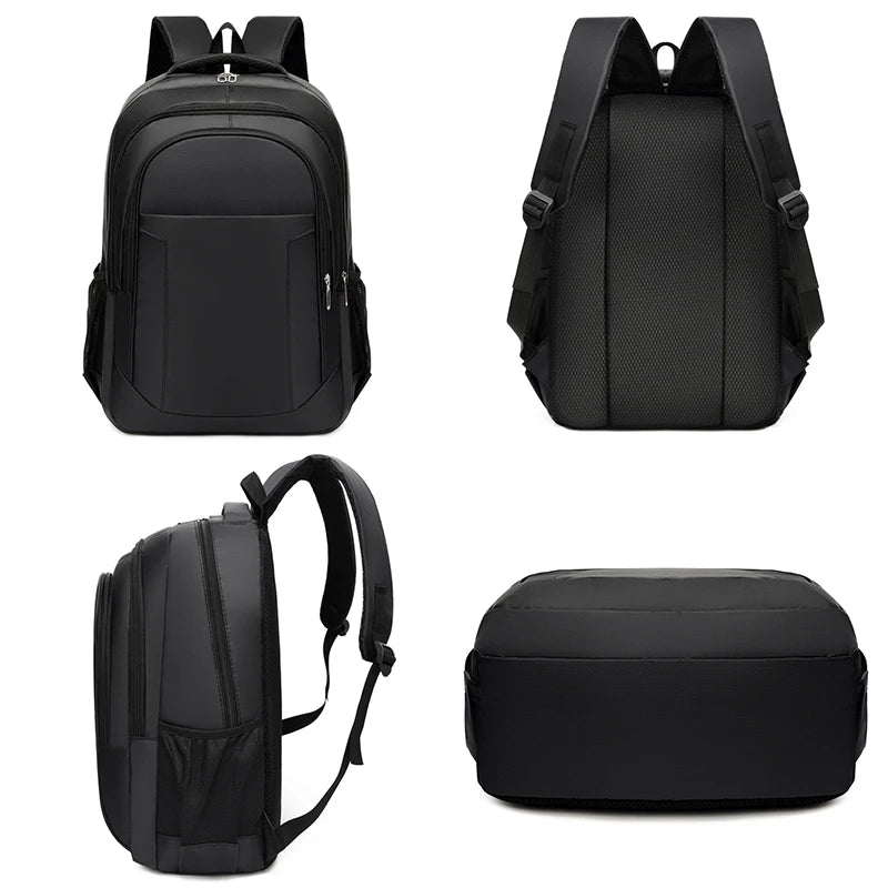 Men's Backpack 15.6" Laptop Portable Bag Waterproof Nylon