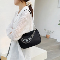 Nylon Women Shoulder Bag Ladies Casual Small Handbags Purse Vintage Tote Bag