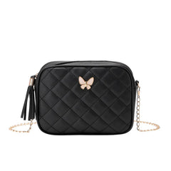 Butterfly Messenger Bags Small Square Bag Leather Women Handbags