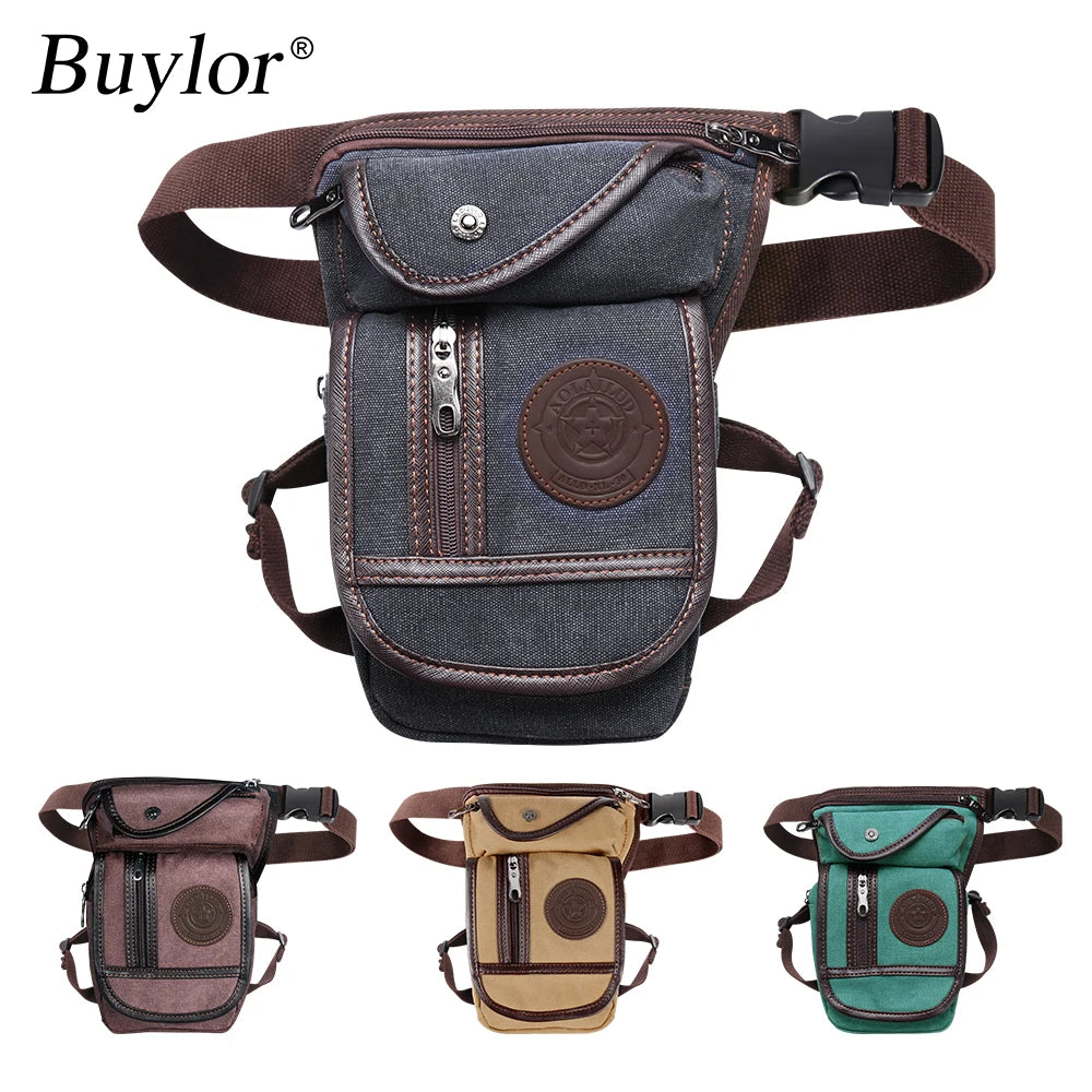Vintage Thigh Pack Fanny Military Messenger