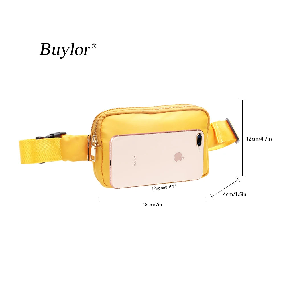 Buylor Waist Bags for Women Fanny Pack Chest Shoulder Bag