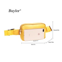 Buylor Waist Bags for Women Fanny Pack Chest Shoulder Bag