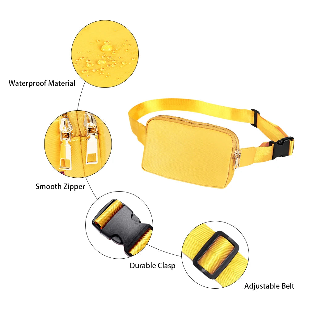 Buylor Waist Bags for Women Fanny Pack Chest Shoulder Bag