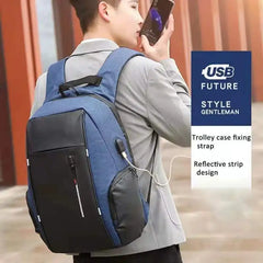 Buylor 15.6in Laptop Backpack USB Business Bag Waterproof Rucksack
