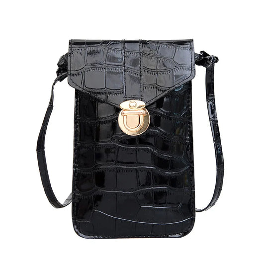 Buylor Small Crossbody Cellphone Purse Stone Pattern Shoulder Phone Bags Women