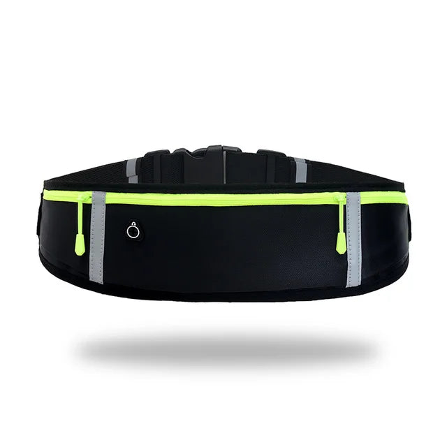 Buylor Waist Pack Unisex Reflective Running Bag Hiking Bum Bag