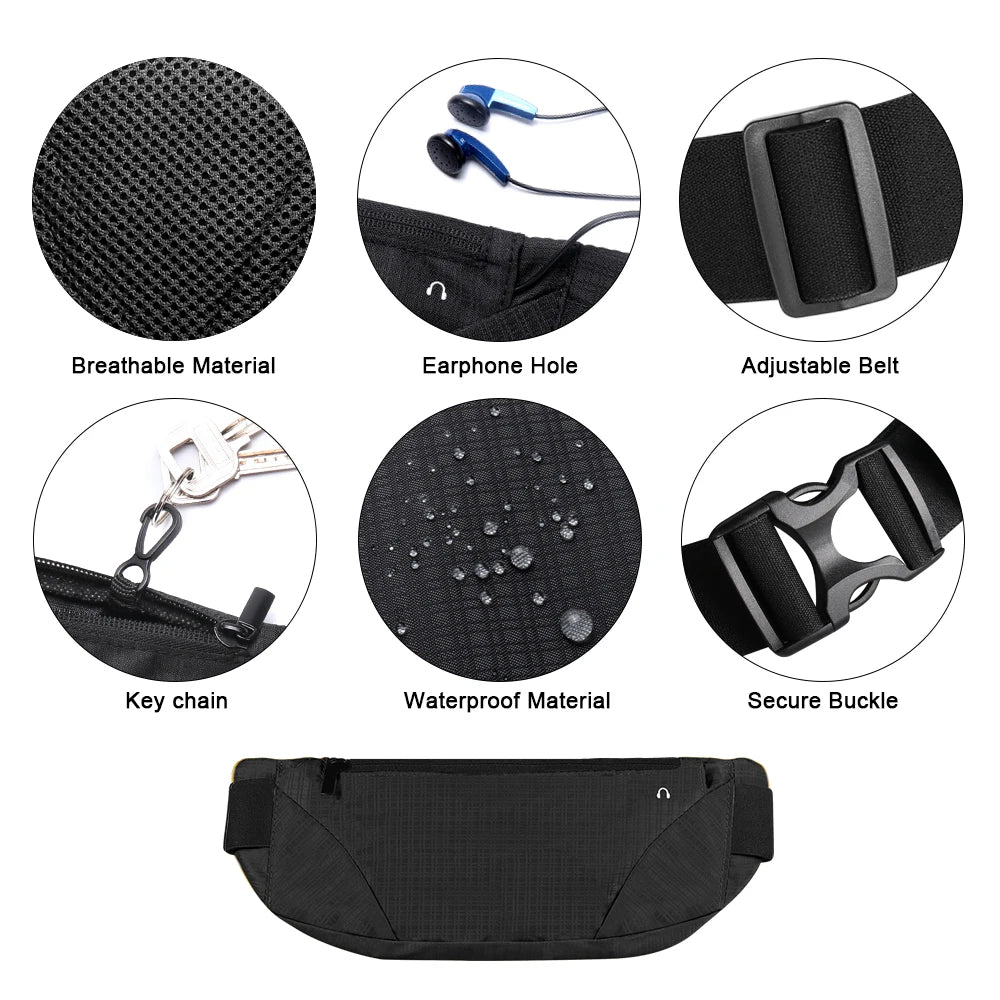 Buylor Waist Packs Women Men Sports Bum Bag Gym Waist Bag