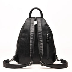 Buylor Women Backpack Leather Shoulder Bag Casual Large Capacity Female Backpack