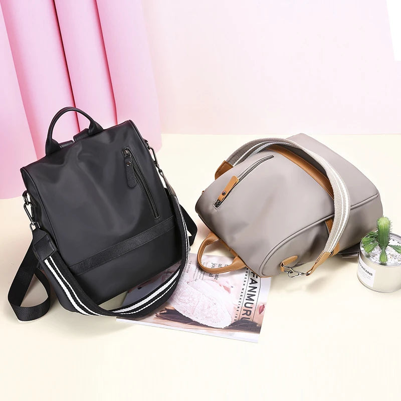 Buylor Women Backpack Waterproof Anti-Theft Oxford Backpack