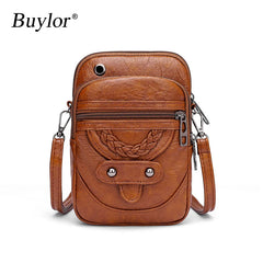 Buylor Women Crossbody Bag PU Leather Mini Shoulder Bags