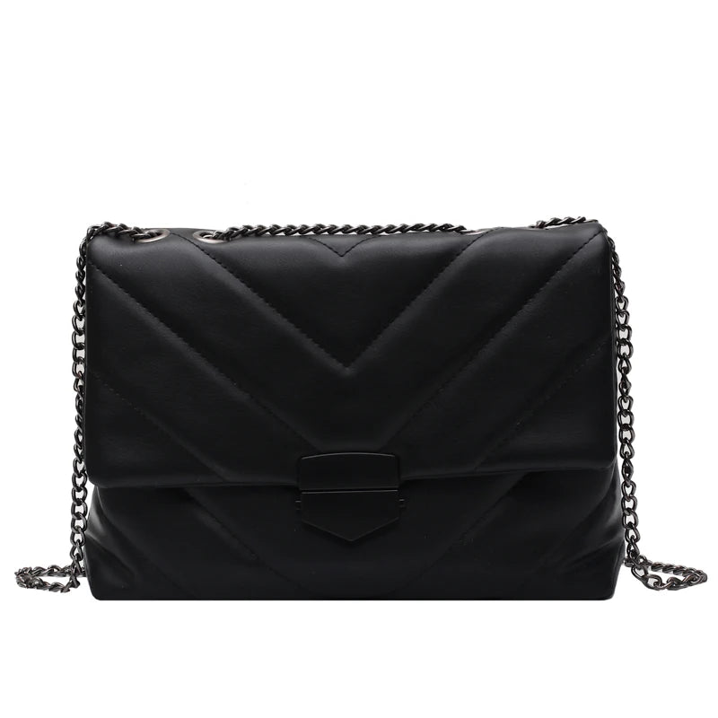 Vintage Embroidery Shoulder Bag Chain Messenger Retro Totes