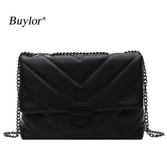 Vintage Embroidery Shoulder Bag Chain Messenger Retro Totes