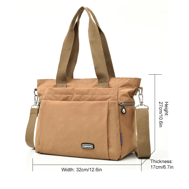 Buylor Women's Leisure Shoulder Bag Large Capacity Canvas Handbag