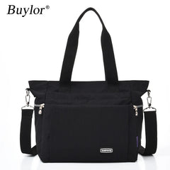 Buylor Women's Leisure Shoulder Bag Large Capacity Canvas Handbag