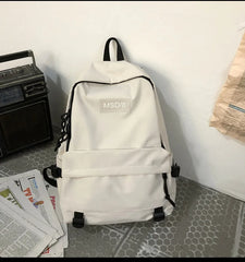 Waterproof Leisure Backpack Wear-Resistant Student Schoolbag Large Capacity