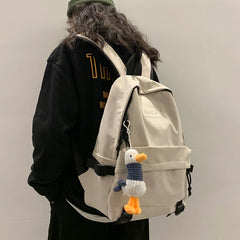 Waterproof Leisure Backpack Wear-Resistant Student Schoolbag Large Capacity