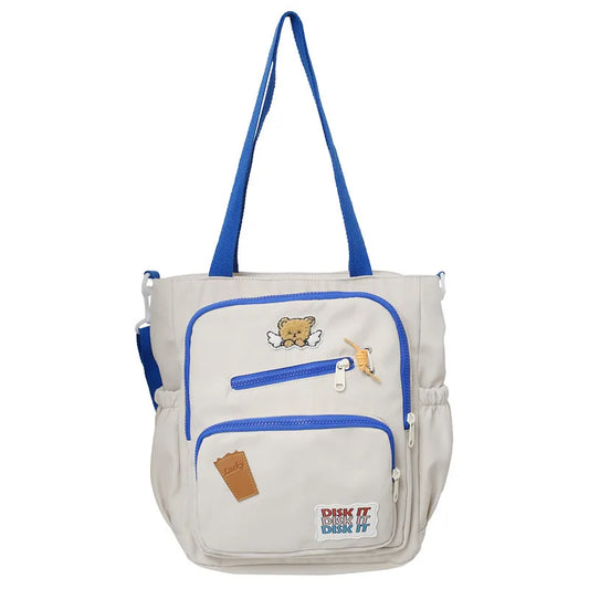 2 Pcs Teen Girls Schoolbag Shoulder Bag Large Capacity College Bookbag