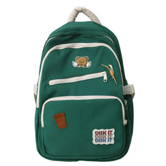 2 Pcs Teen Girls Schoolbag Shoulder Bag Large Capacity College Bookbag