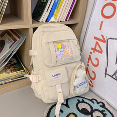 Junior School Bag Multifunctional Teen Girl BookBag Large Capacity