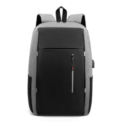 Men's Waterproof Business Laptop Backpack USB Charge Bagpack