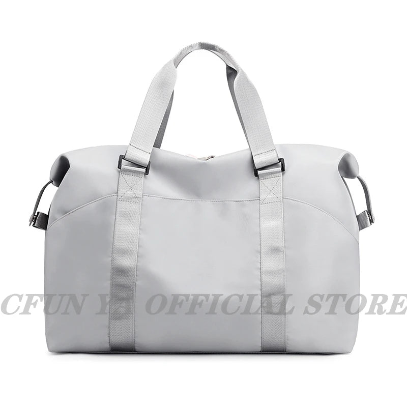 Waterproof Nylon Gym Bag Men Women Fitness Travel Duffle Yoga Mat Sport Bag