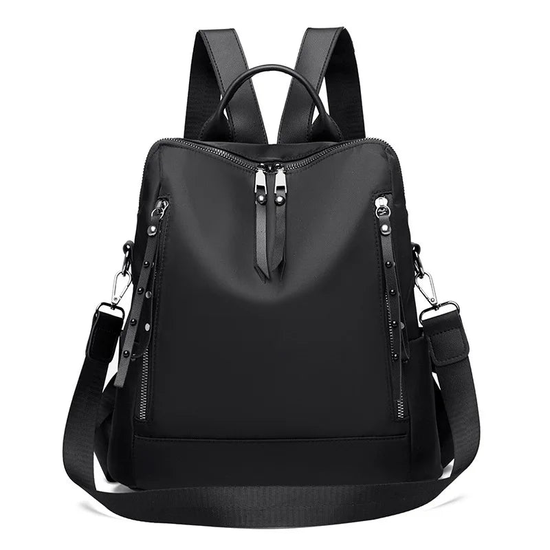 Women's Summer Backpack Oxford Waterproof Travel Shoulder Bag