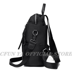 Women's Summer Backpack Oxford Waterproof Travel Shoulder Bag