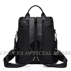 Women's Summer Backpack Oxford Waterproof Travel Shoulder Bag