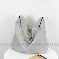 Canvas Shoulder Bag Large Capacity Totes College Messenger
