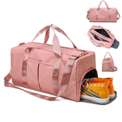 Waterproof Travel Duffel Bag for Women - Weekend Gym Handbag