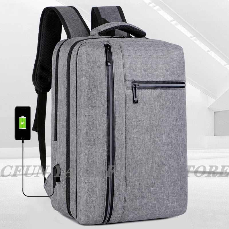 Anti Theft Laptop USB Backpack School Bag Rucksack Men Women