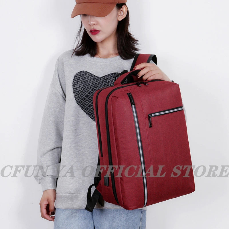 Anti Theft Laptop USB Backpack School Bag Rucksack Men Women