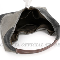 Canvas Shoulder Bag Large Capacity Totes Top Handle Bags