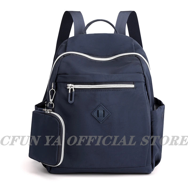 Small Backpack Crossbody Bag For Teenage Girl Women Shoulder Book Bag