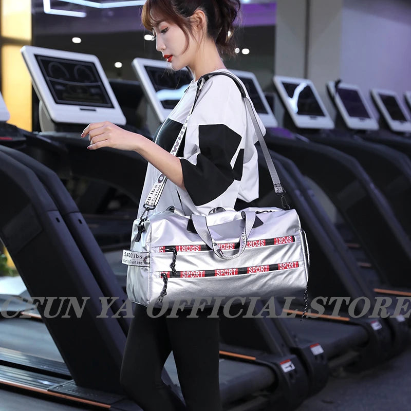 Nylon Shoulder Bag Duffle Luggage Tote Crossbody Handbag