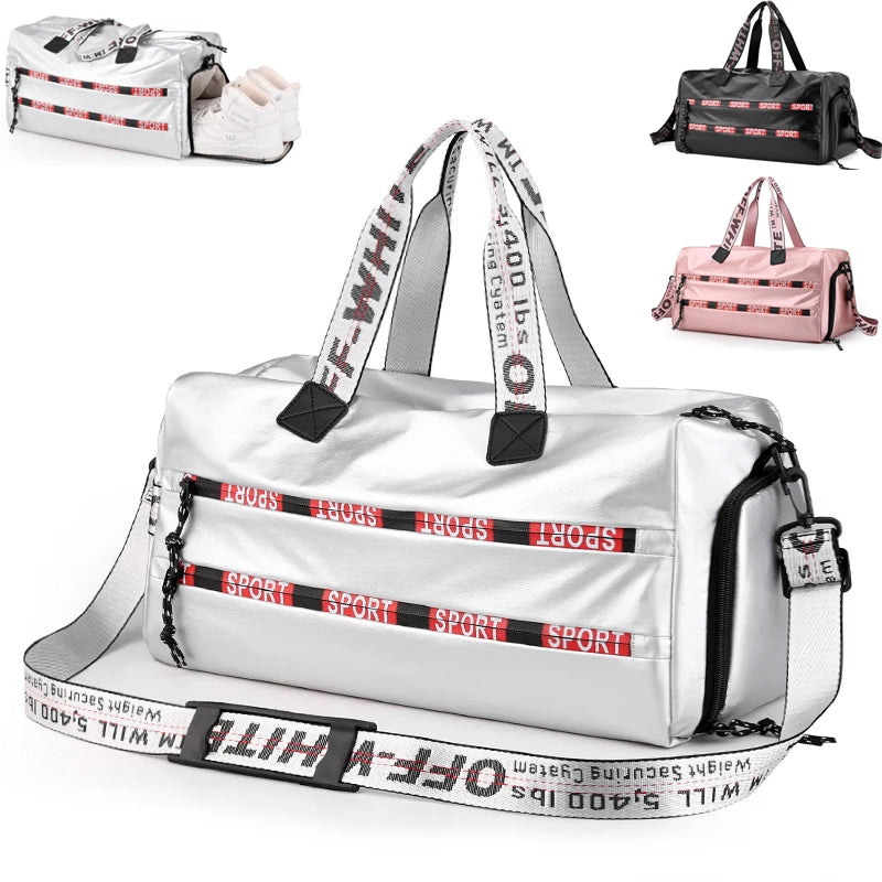 Nylon Shoulder Bag Duffle Luggage Tote Crossbody Handbag