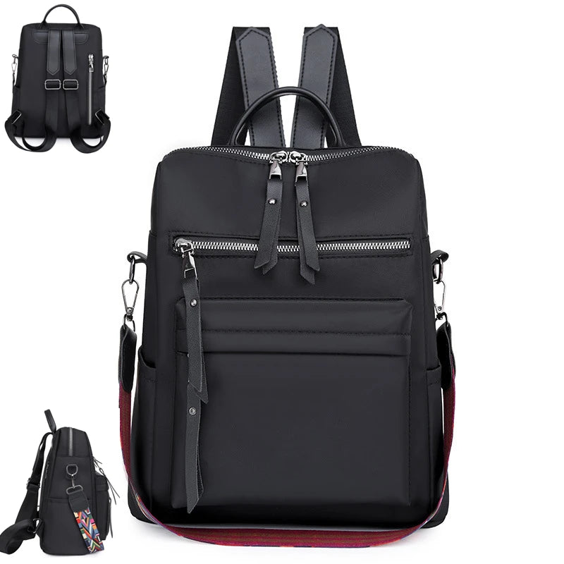 Women Anti-theft Backpack Large Travel SchoolBag for Teenager Girls