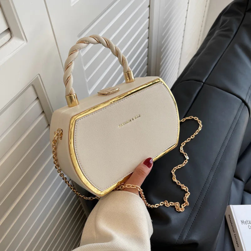 CGCBAG Shoulder Bag High PU Leather Chain Crossbody Bags