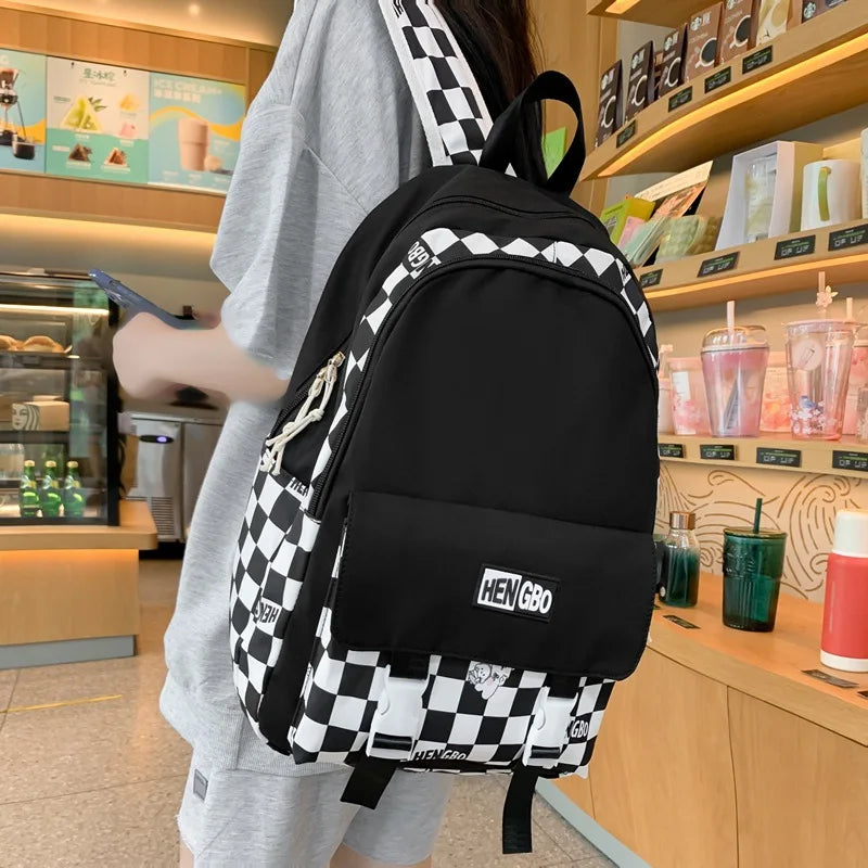 CGCBAG Women Backpack Large Capacity School Backpack For Teenager Girls