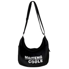 Canvas Shoulder Bag Large Capacity Messenger Handbag