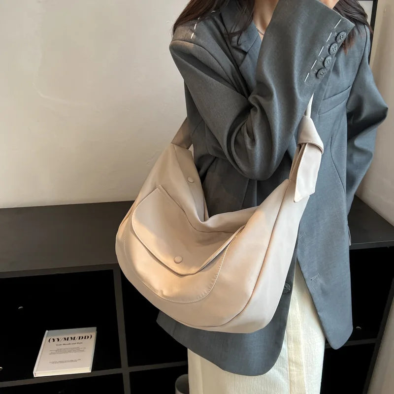 CGCBAG Casual Women Messenger Bag Commuting Large Capacity Shoulder Bag
