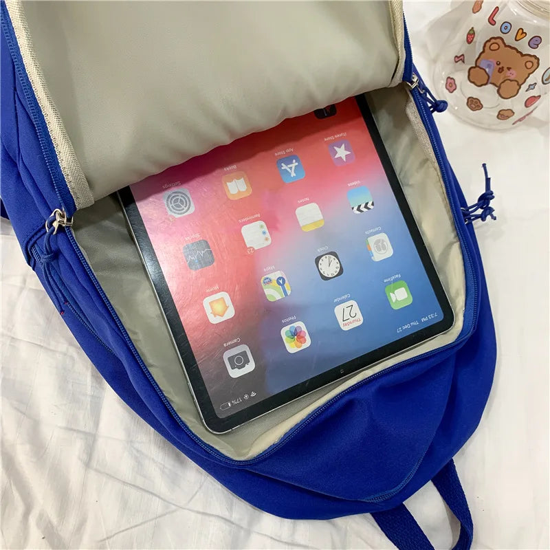 CGCBAG Women Backpack Large Capacity Waterproof Nylon School Travel Bag