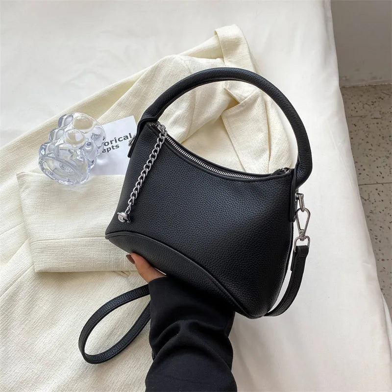 Solid Small Handbags For Women Shoulder Bag Chain Crossbody Bag