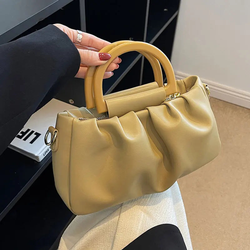 Vintage Soft Leather Women Shoulder Bag